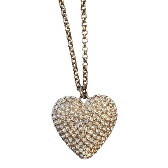 J. Crew Pave Heart Necklace - Picture 3 of 4